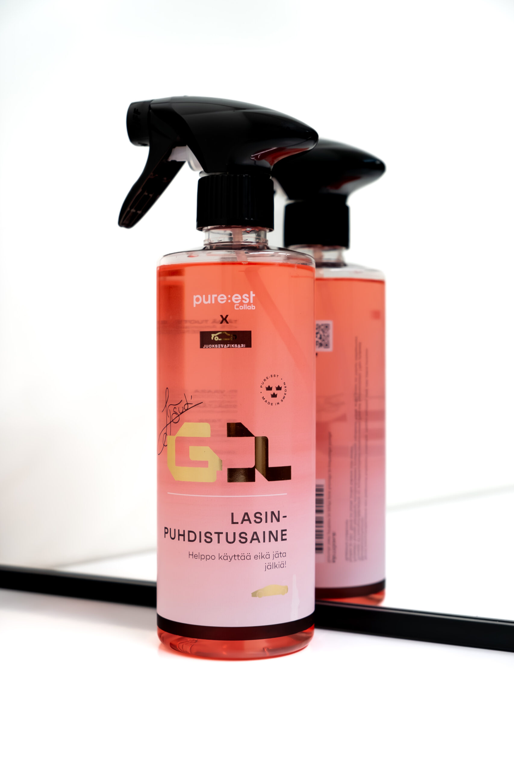 Mansikan tuoksuinen lasinpesuneste Manzikki 500ml